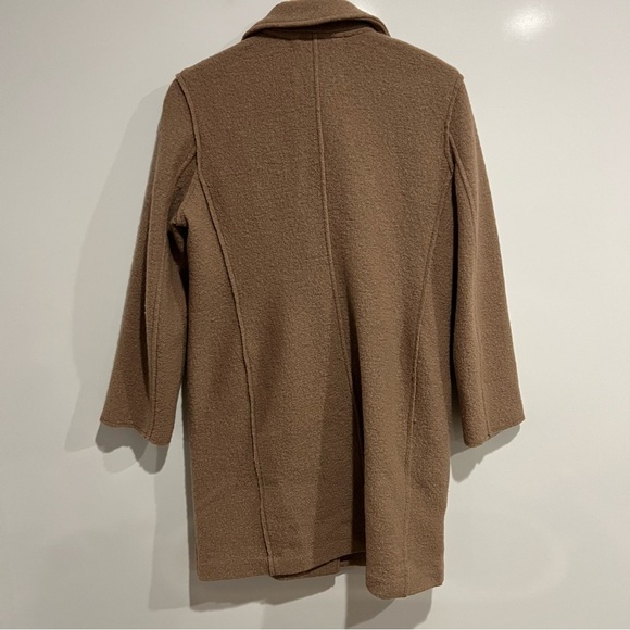 J.Crew Daphne topcoat Pea Coat Jacket in Italian boiled wool J4865 camel - Picture 3 of 12